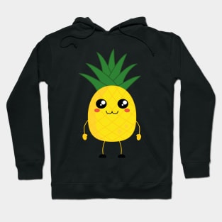 kawaii pineapple cartoon Hoodie